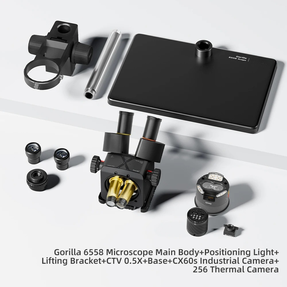 Electronics Repair In Usa - Microscópio Trinocular Qianli 6558, Zoom de